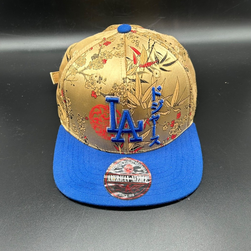 Vintage Los Angeles Dodgers Rare Floral Styled Adjustable Hat‎ American Needle